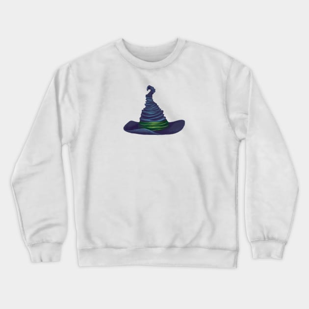 Witch Hat - Cerulean Crewneck Sweatshirt by Star Sandwich